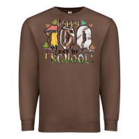 Chestnut happy 100 day of school american football baseball Premium Sweatshirt - RacoonDesign