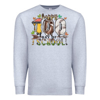 Heather Grey happy 100 day of school american football baseball Premium Sweatshirt - RacoonDesign