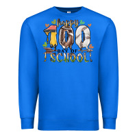 True Royal happy 100 day of school american football baseball Premium Sweatshirt - RacoonDesign