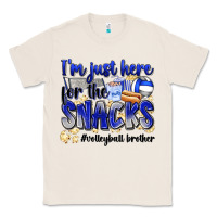Natural im just here for the snacks volleyball brother Classic Tee - Zillion Design Studio