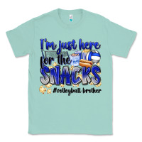 Seafoam im just here for the snacks volleyball brother Classic Tee - Zillion Design Studio