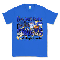 True Royal im just here for the snacks volleyball brother Classic Tee - Zillion Design Studio