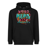Black weird moms build character Heavyweight Hoodie - Zillion Design Studio