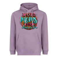 Lavender weird moms build character Heavyweight Hoodie - Zillion Design Studio