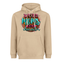 Mushroom weird moms build character Heavyweight Hoodie - Zillion Design Studio