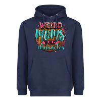 Navy weird moms build character Heavyweight Hoodie - Zillion Design Studio