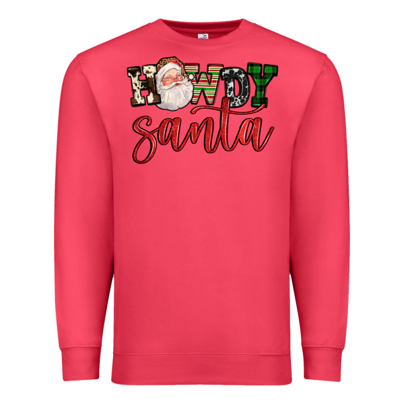 Howdy Santa Premium Sweatshirt by FaDigitalArtStudio | Teevron