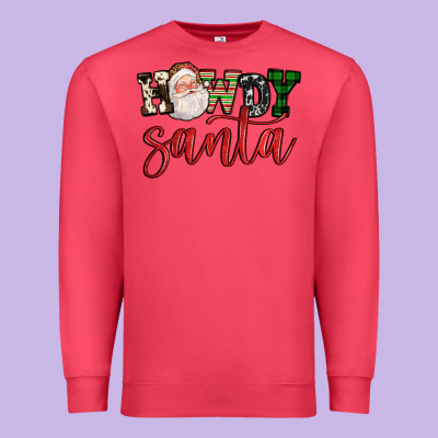 Howdy Santa Premium Sweatshirt Designed By Fadigitalartstudio