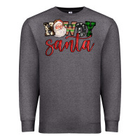 Charcoal Heather howdy santa Premium Sweatshirt - FaDigitalArtStudio