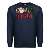 Navy howdy santa Premium Sweatshirt - FaDigitalArtStudio