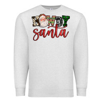Oatmeal Heather howdy santa Premium Sweatshirt - FaDigitalArtStudio