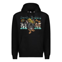 Black french bulldog mom Premium Hoodie - BarkalooDesign