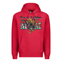 Cardinal french bulldog mom Premium Hoodie - BarkalooDesign