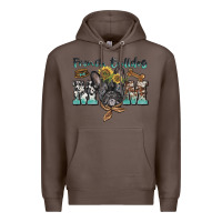 Coffee french bulldog mom Premium Hoodie - BarkalooDesign