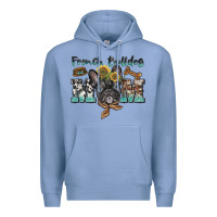 Colony Blue french bulldog mom Premium Hoodie - BarkalooDesign