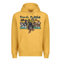 Mustard french bulldog mom Premium Hoodie - BarkalooDesign
