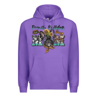 Purple french bulldog mom Premium Hoodie - BarkalooDesign