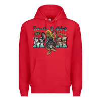 Red french bulldog mom Premium Hoodie - BarkalooDesign