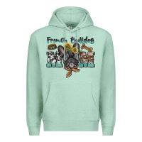 Seafoam french bulldog mom Premium Hoodie - BarkalooDesign