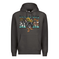 Smoke french bulldog mom Premium Hoodie - BarkalooDesign