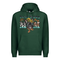 Sports Green french bulldog mom Premium Hoodie - BarkalooDesign