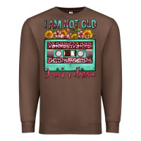 Chestnut i am not old i am a classic sunflower floral casse Premium Sweatshirt - FaDigitalArtStudio