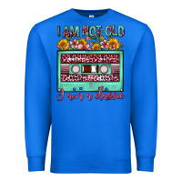 True Royal i am not old i am a classic sunflower floral casse Premium Sweatshirt - FaDigitalArtStudio