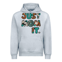 Heather Grey Just Mom It Urban Hoodie - Jasminsmagicworld