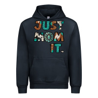 Navy Just Mom It Urban Hoodie - Jasminsmagicworld