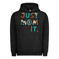 Pigment Black Just Mom It Urban Hoodie - Jasminsmagicworld