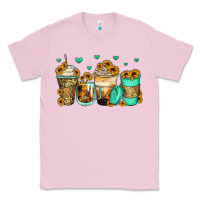 Bubblegum Pink sunflowers coffee cups Classic Tee - Zillion Design Studio