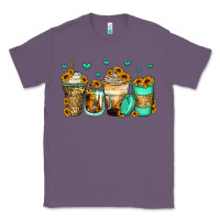 Lavender sunflowers coffee cups Classic Tee - Zillion Design Studio