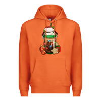 Carrot Christmas vacation trapper hat coffee cup Premium Hoodie - Jasminsmagicworld