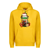 Lemon Christmas vacation trapper hat coffee cup Premium Hoodie - Jasminsmagicworld