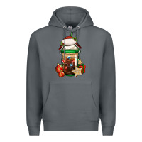 Rock Christmas vacation trapper hat coffee cup Premium Hoodie - Jasminsmagicworld