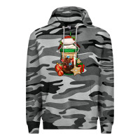 Slate Camo Christmas vacation trapper hat coffee cup Premium Hoodie - Jasminsmagicworld