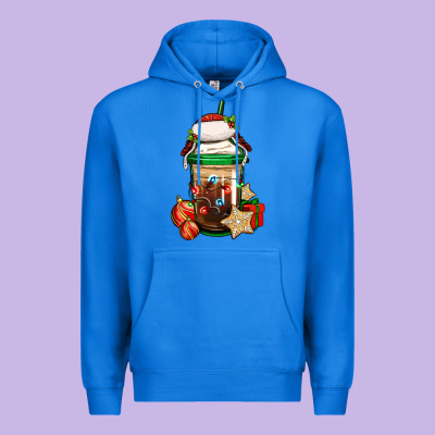 Christmas Vacation Trapper Hat Coffee Cup Premium Hoodie Designed By Jasminsmagicworld