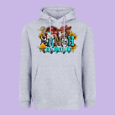 Ranch Mama Heavyweight Hoodie Designed By Zillion Design Studio