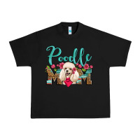 Black poodle mom Urban Heavy Tee - Artiststas