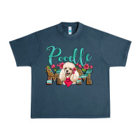 Midnight Navy poodle mom Urban Heavy Tee - Artiststas