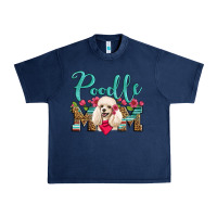 Navy poodle mom Urban Heavy Tee - Artiststas