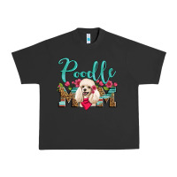 Pigment Black poodle mom Urban Heavy Tee - Artiststas