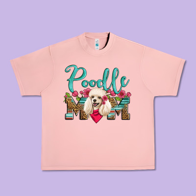 Poodle Mom Urban Heavy Tee Designed By Artiststas