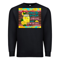 Black when life gives you lemons make lemonade Premium Sweatshirt - HRA Design Shop
