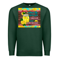 Sports Green when life gives you lemons make lemonade Premium Sweatshirt - HRA Design Shop