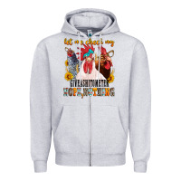Heather Grey let me check my giveashitometer Zipper Hoodie - texasbilliewilder