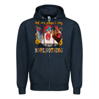 Navy let me check my giveashitometer Zipper Hoodie - texasbilliewilder