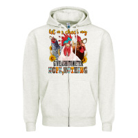 Oatmeal Heather let me check my giveashitometer Zipper Hoodie - texasbilliewilder