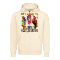 Sandshell let me check my giveashitometer Zipper Hoodie - texasbilliewilder