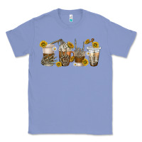 Colony Blue skeleton hands coffee cups Classic Tee - texasbilliewilder